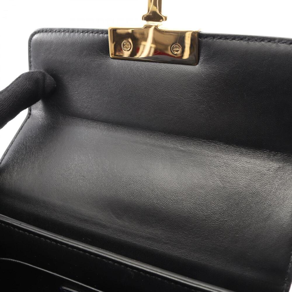 CHRISTIAN DIOR Blue Leather Shoulder Bag - Picture 5 of 8